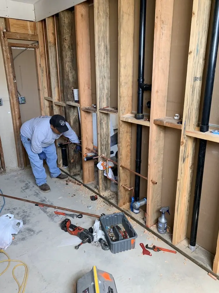 Commercial rough-in plumbing for Water Heater Replacement in South Niles